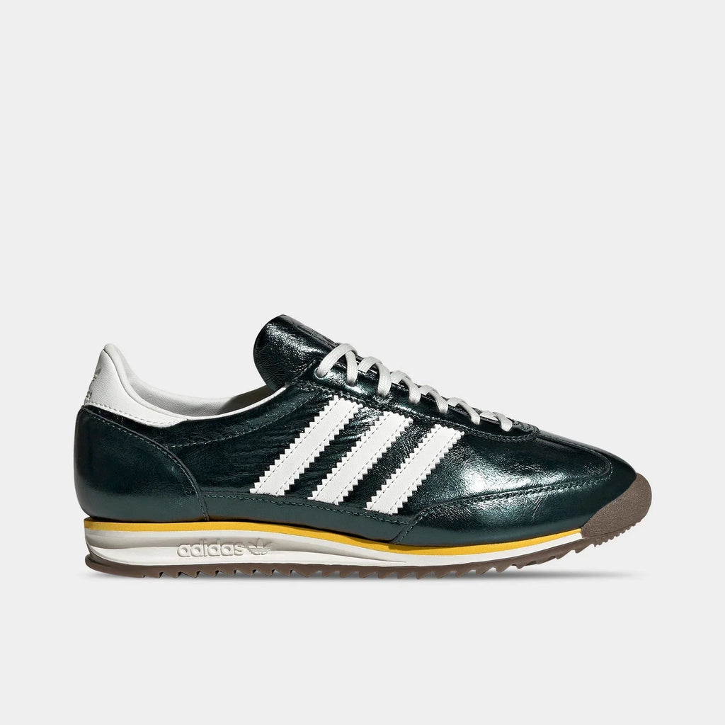 Women's Metallic Leather Retro Sneakers