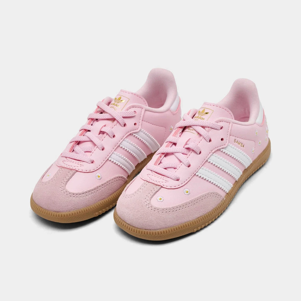 Toddler Leather Stretch-Lace Sneakers