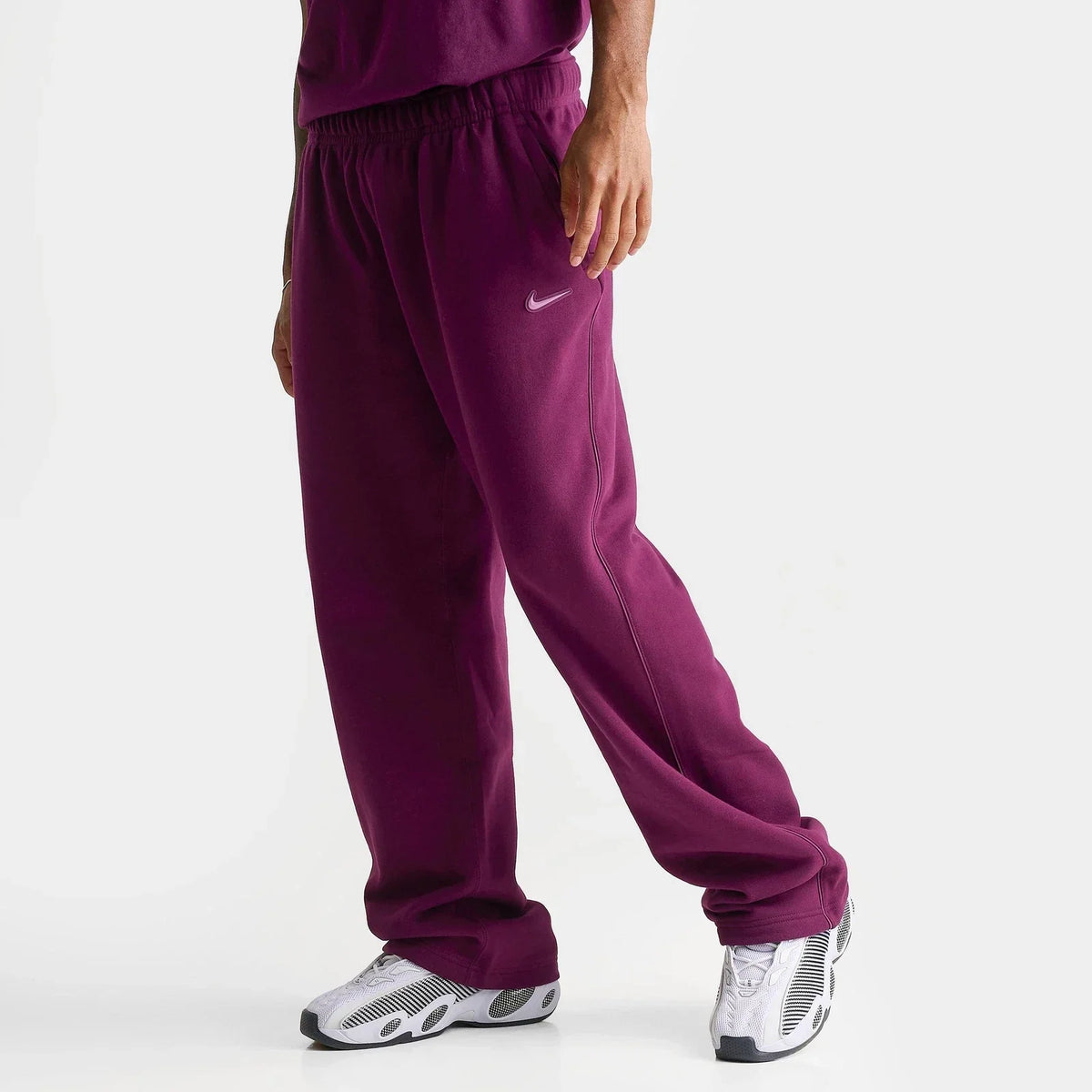 Men's Relaxed Open-Hem Fleece Sweatpants
