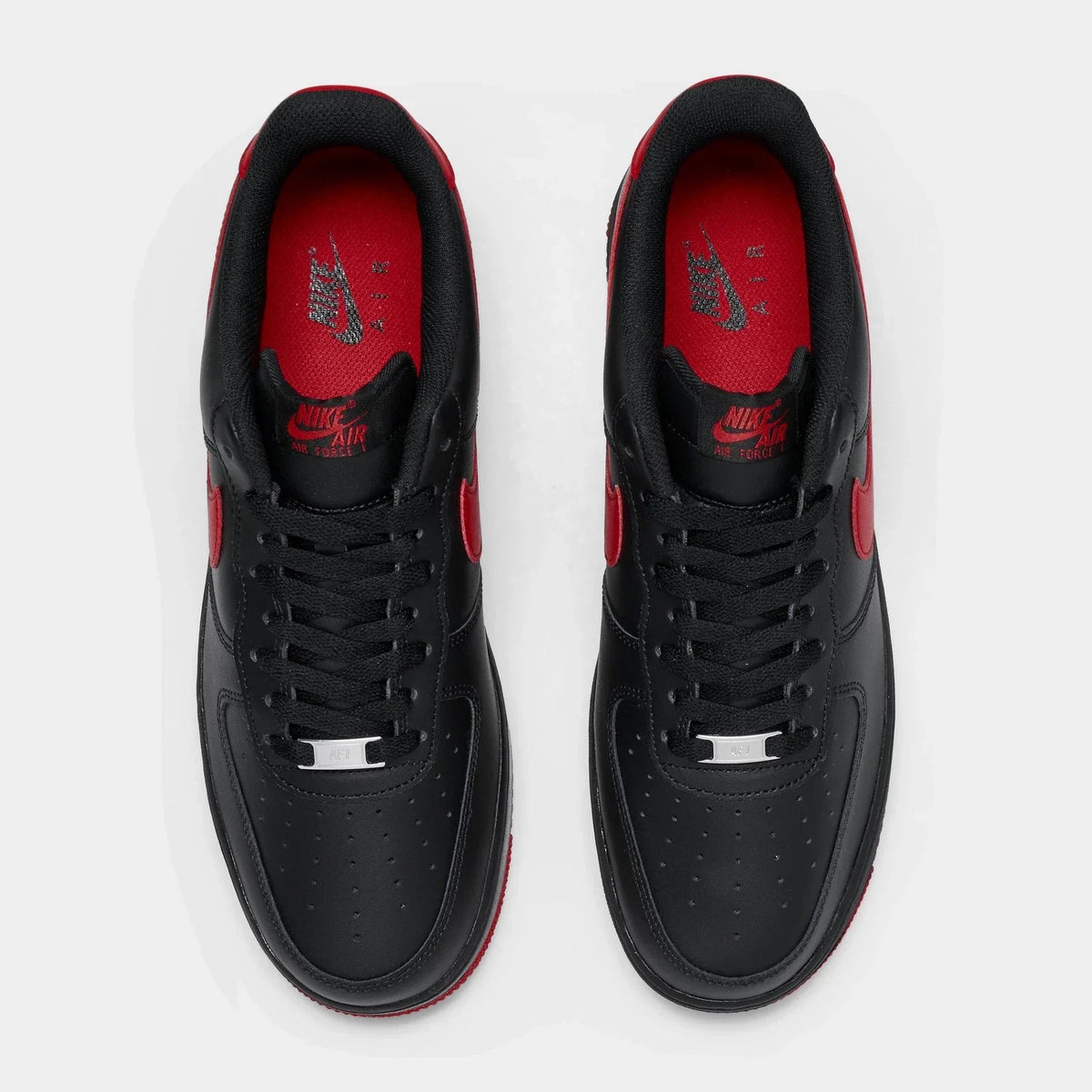 Men's Leather Low-Top Sneakers - Black