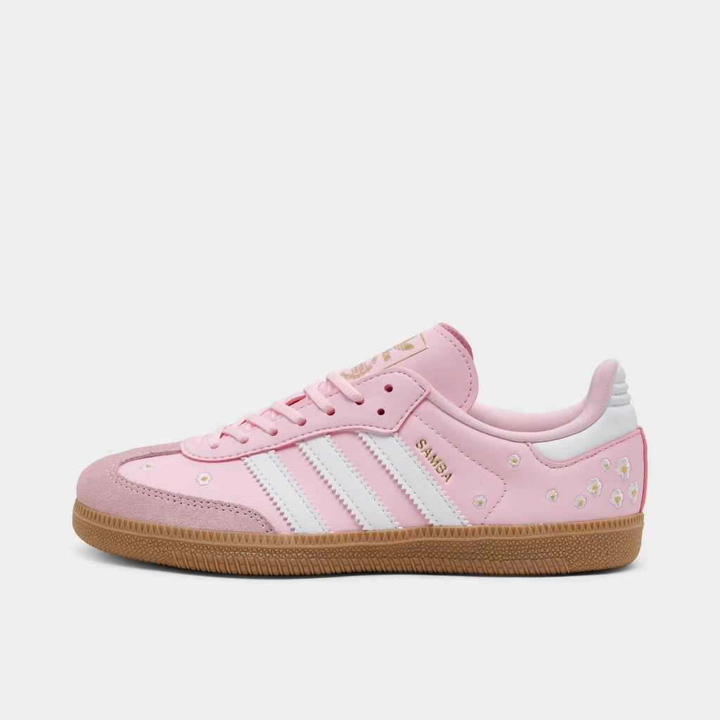 Girls' Leather And Suede Low-Top Sneakers