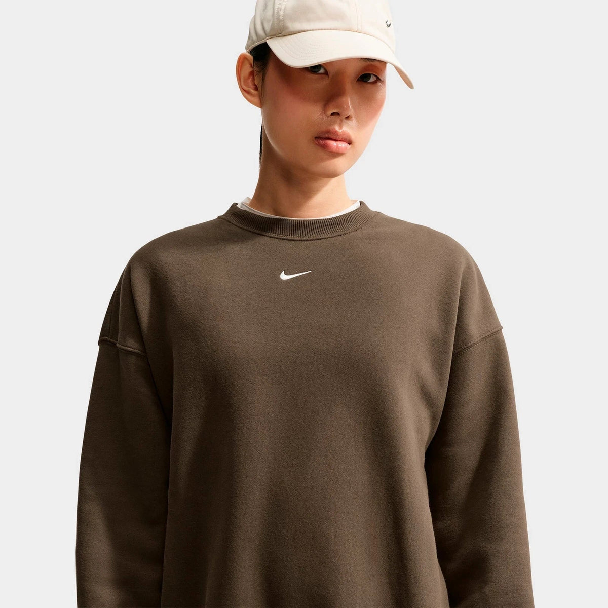 Women's Oversized Midweight Fleece Crewneck