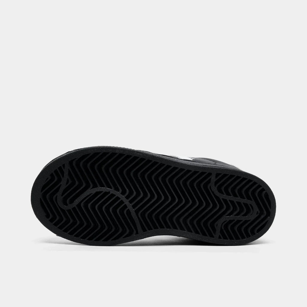 Toddler Leather Shell Toe Sneaker - Black