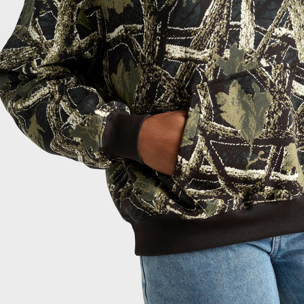 Women's Camo Oversized Fleece Hoodie