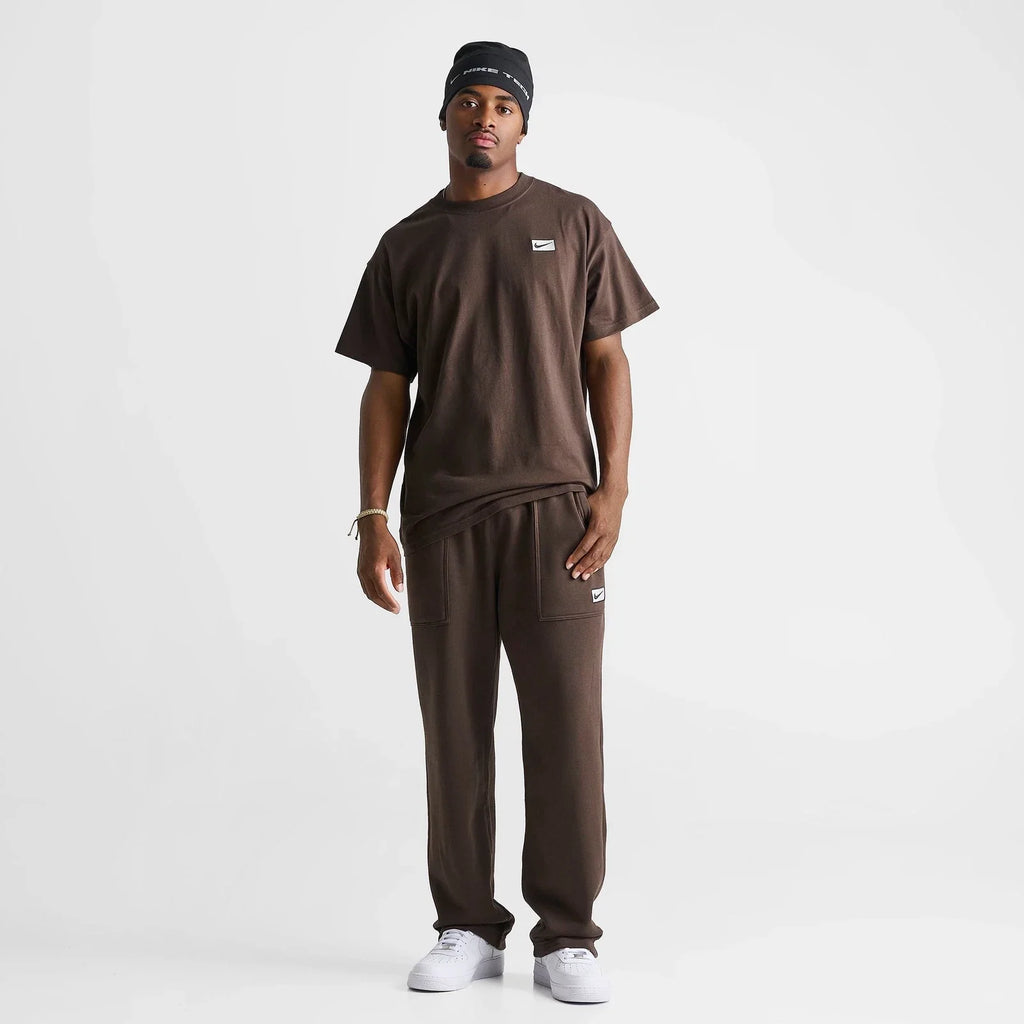 Men's Relaxed Cotton Short-Sleeve T-Shirt - Brown