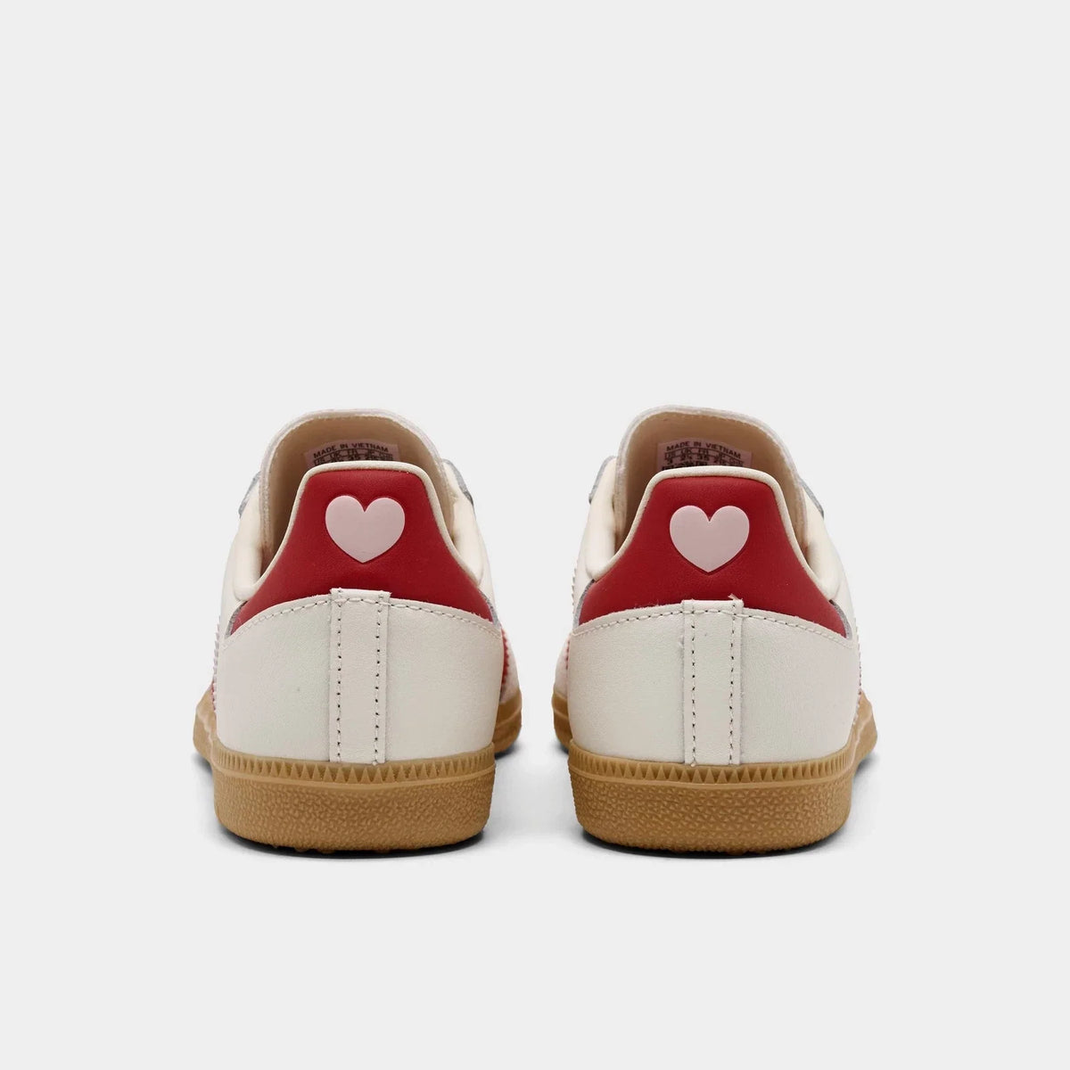 Girls' Heart Leather Low-Top Sneakers