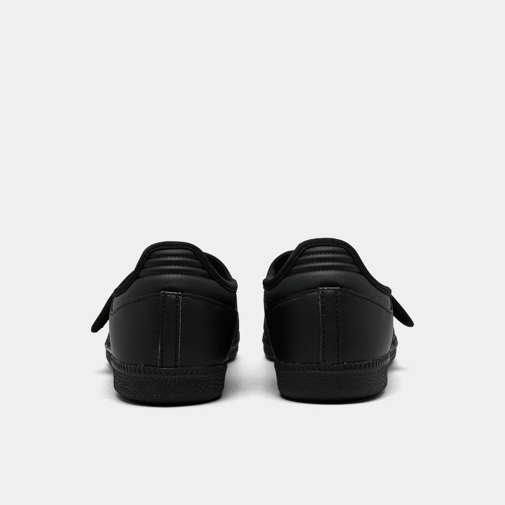 Women's Leather Mary Jane Sneakers - Black