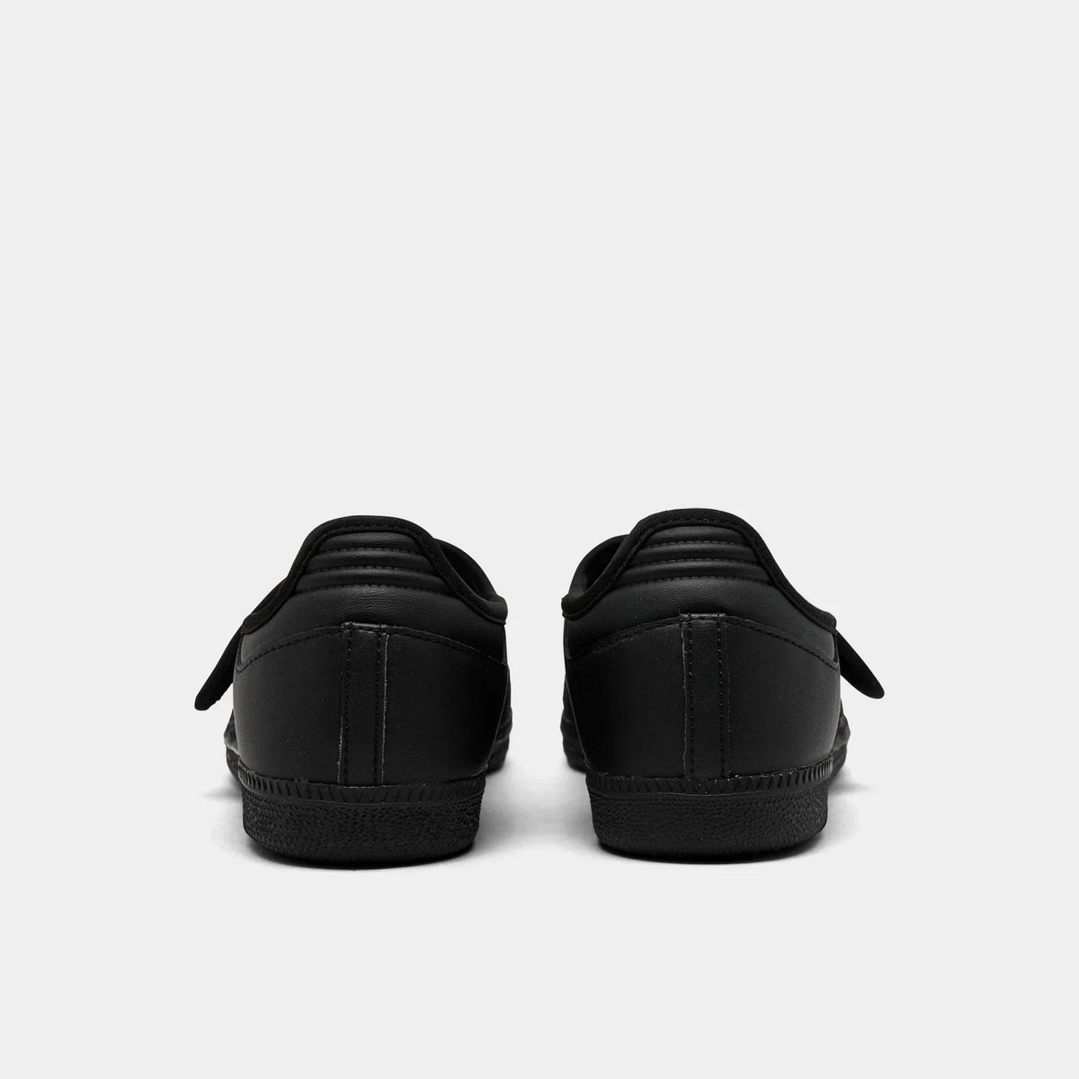Women's Leather Mary Jane Sneakers - Black
