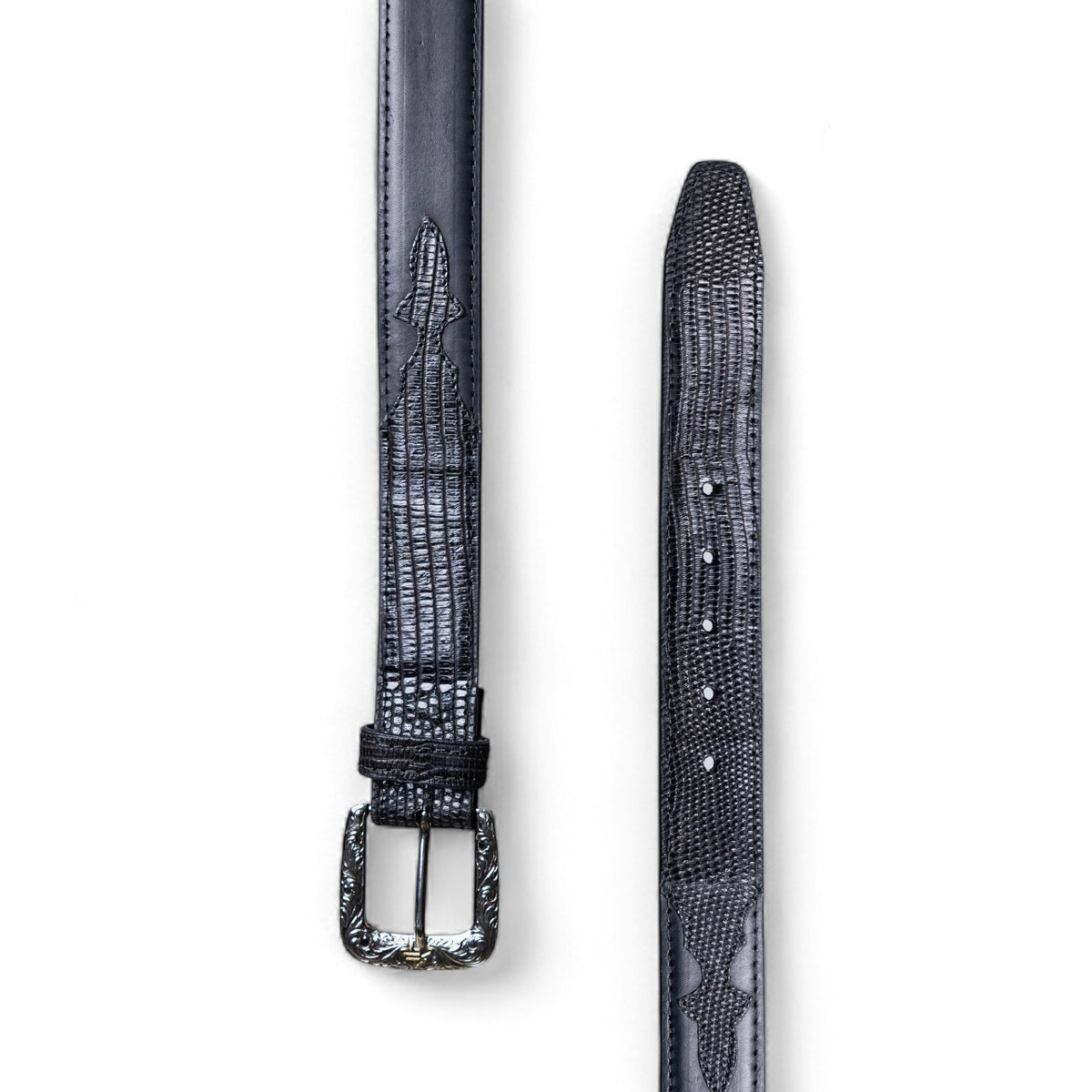 Onyx Lizard Belt