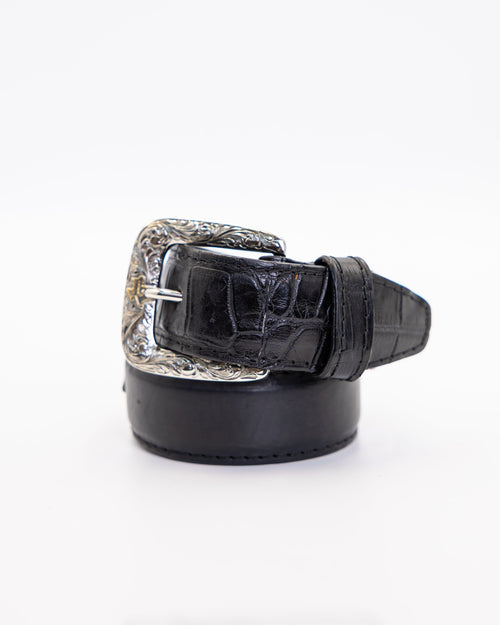 Alligator Onyx Belt