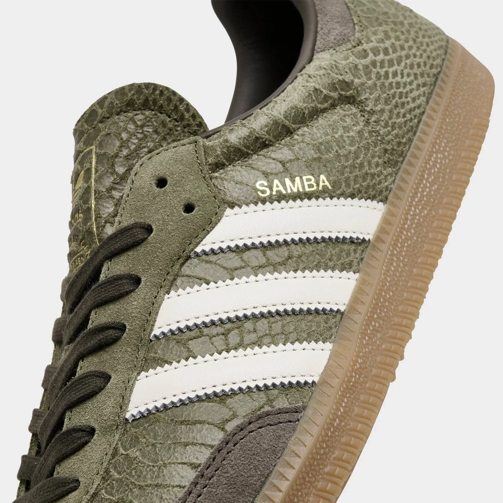 Men's Snakeskin-Print Leather Sneaker