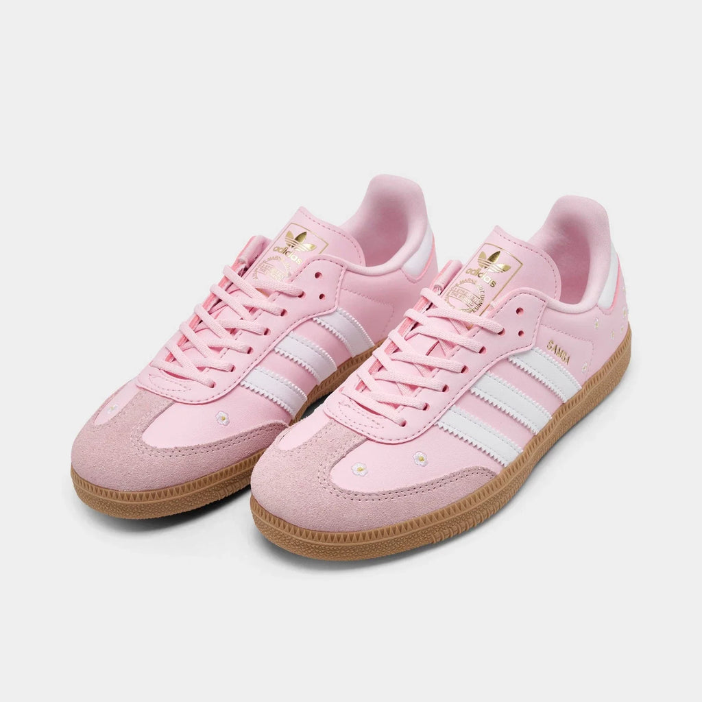 Girls' Leather And Suede Low-Top Sneakers