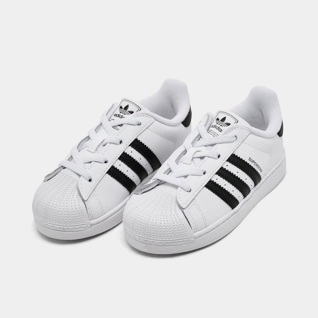 Toddler Leather Shell Toe Sneaker - White