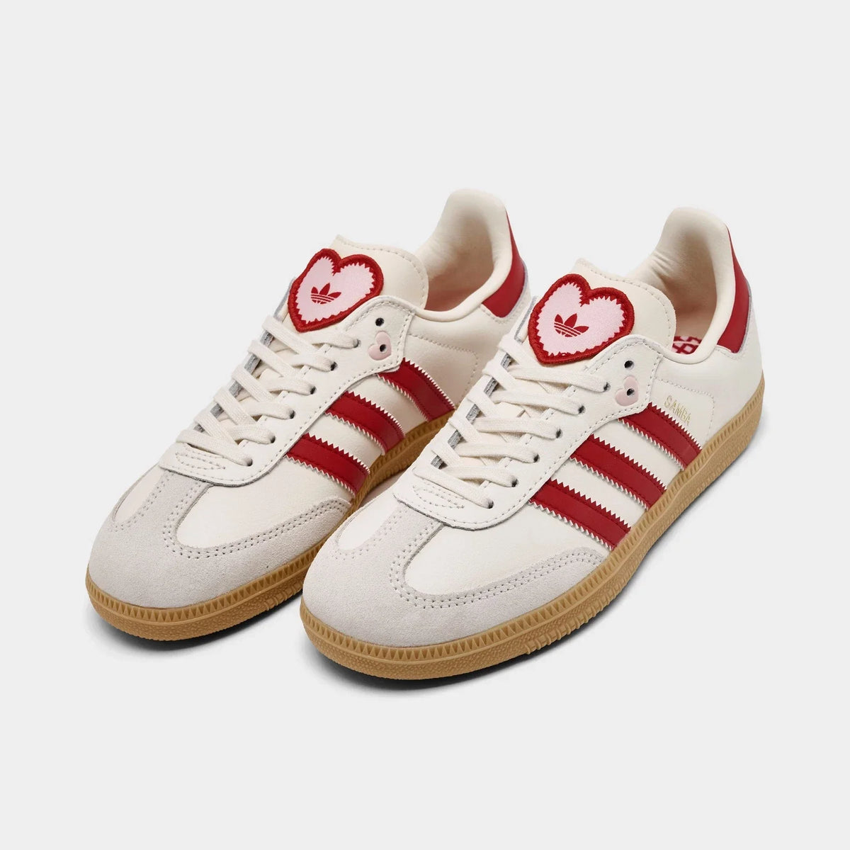 Girls' Heart Leather Low-Top Sneakers