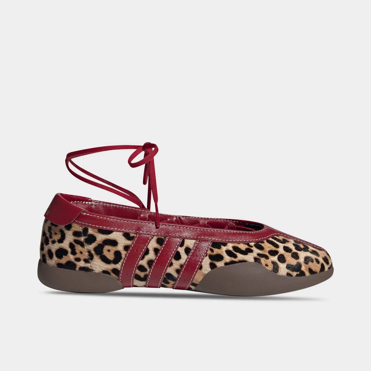 Women's Leopard Print Ballet-Inspired Sneakers