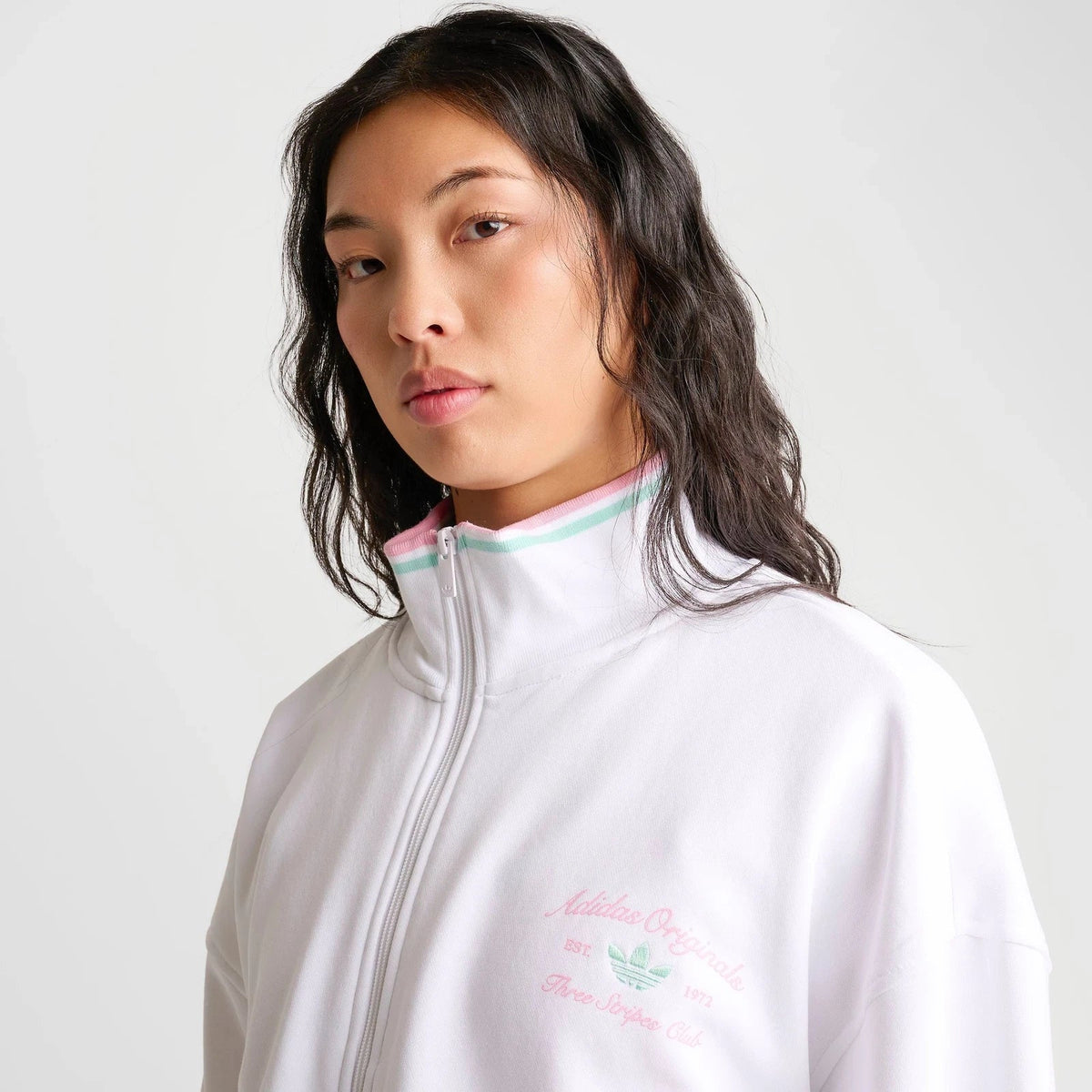 Women's Relaxed Full-Zip Fleece Track Top