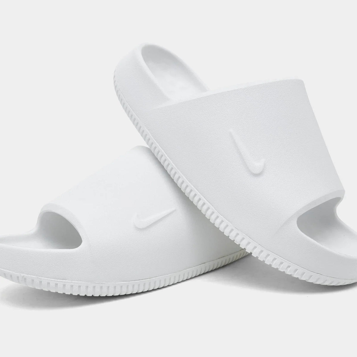 Women's Contoured Foam Slide Sandals - White