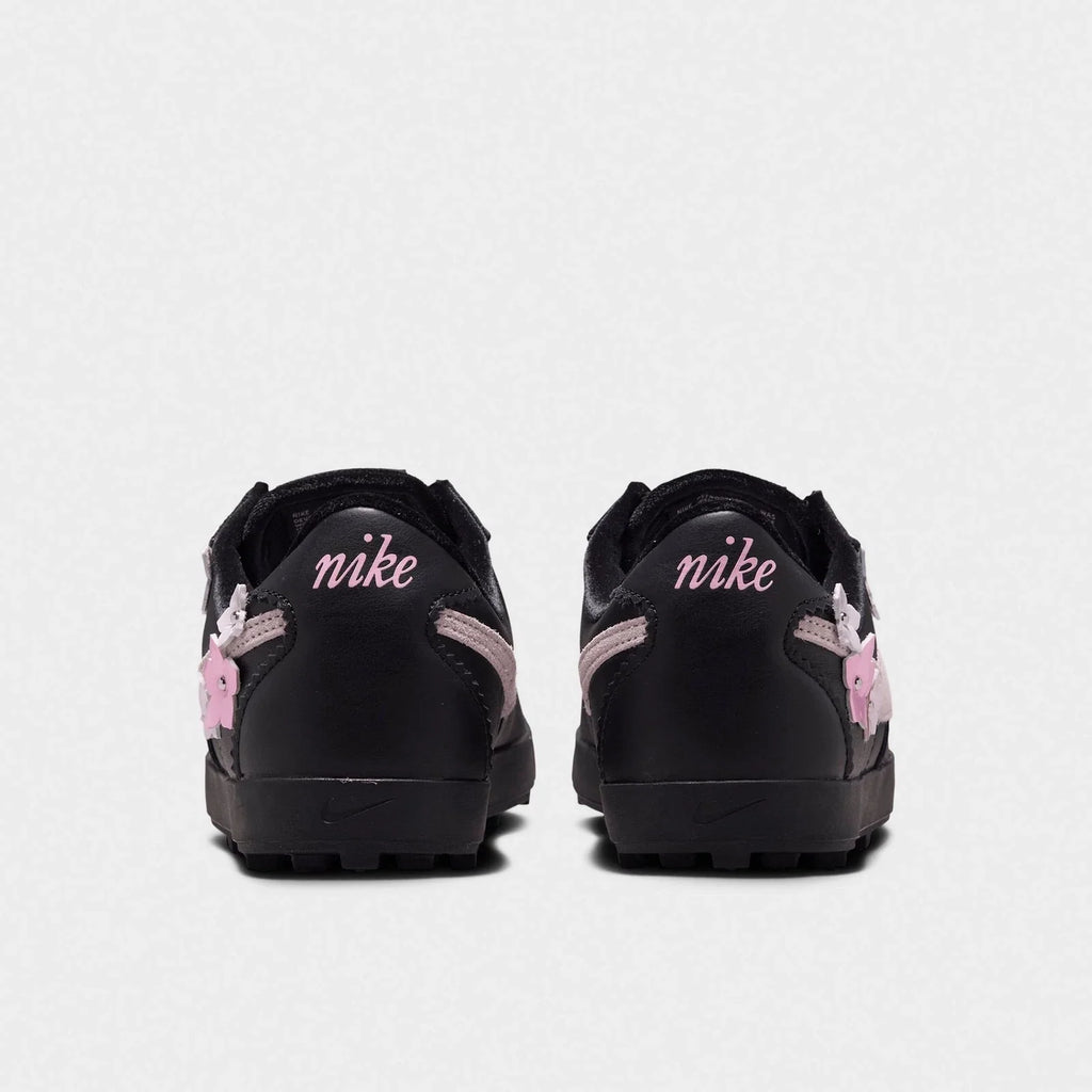Women's Leather Floral Casual Sneakers