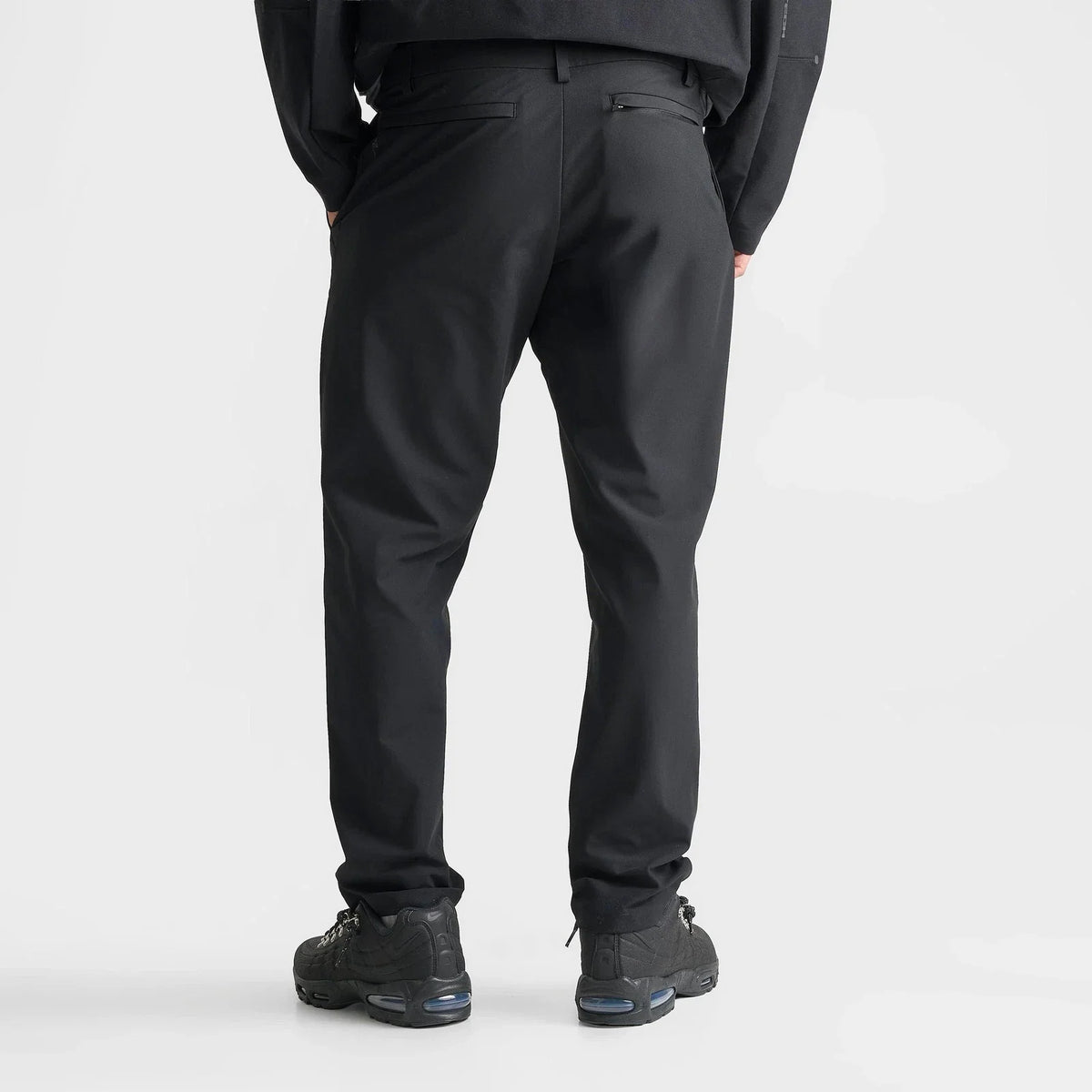 Men's Stretch Straight Chino Pants - Black