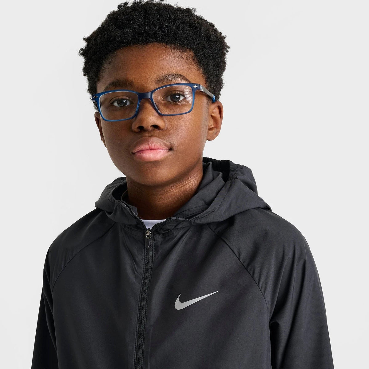 Kids' Water-Repellent Full-Zip Training Jacket