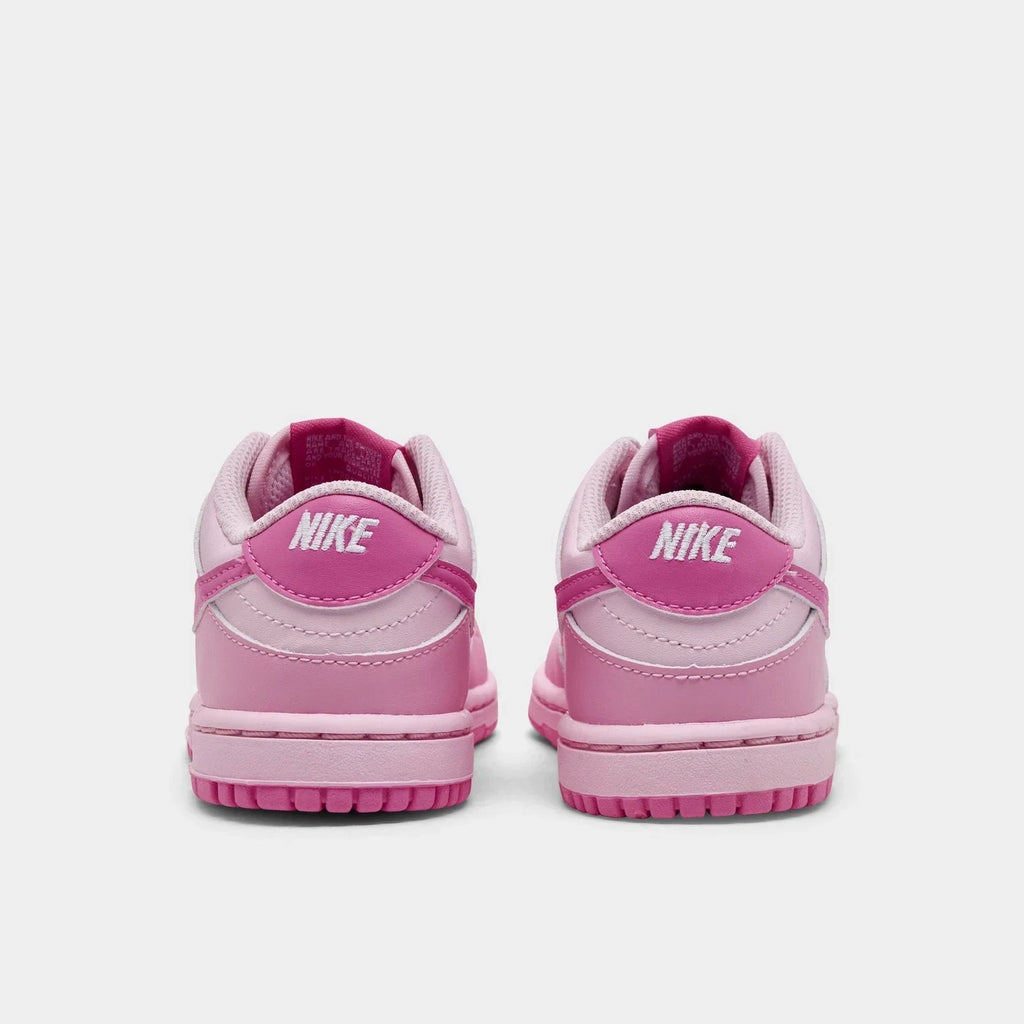 Toddler Heart-Detail Leather Sneakers - Pink
