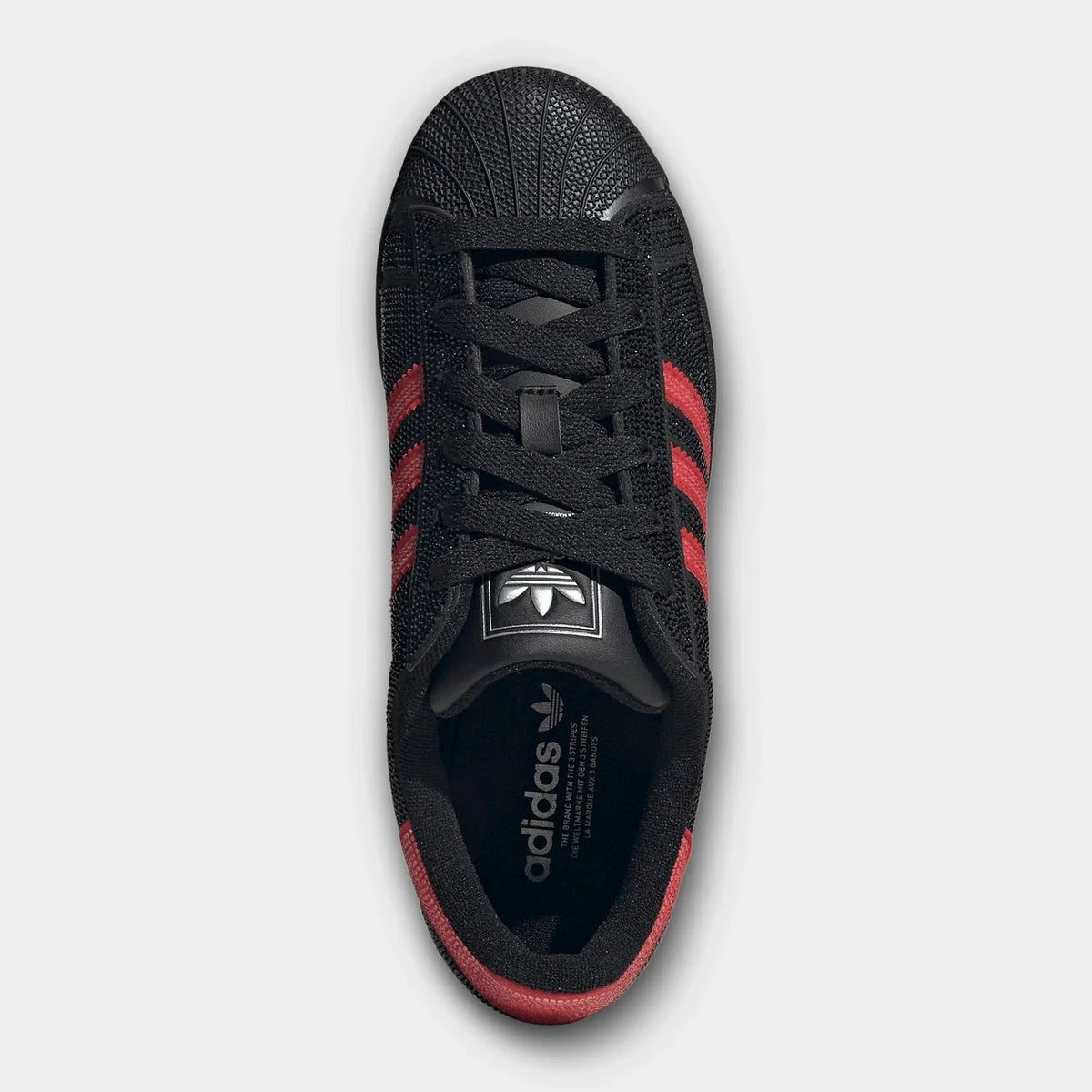 Women's Leather Shell Toe Sneaker - Black