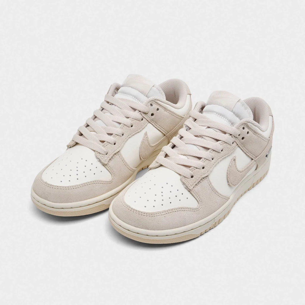 Women's Leather And Suede Low-Top Sneakers