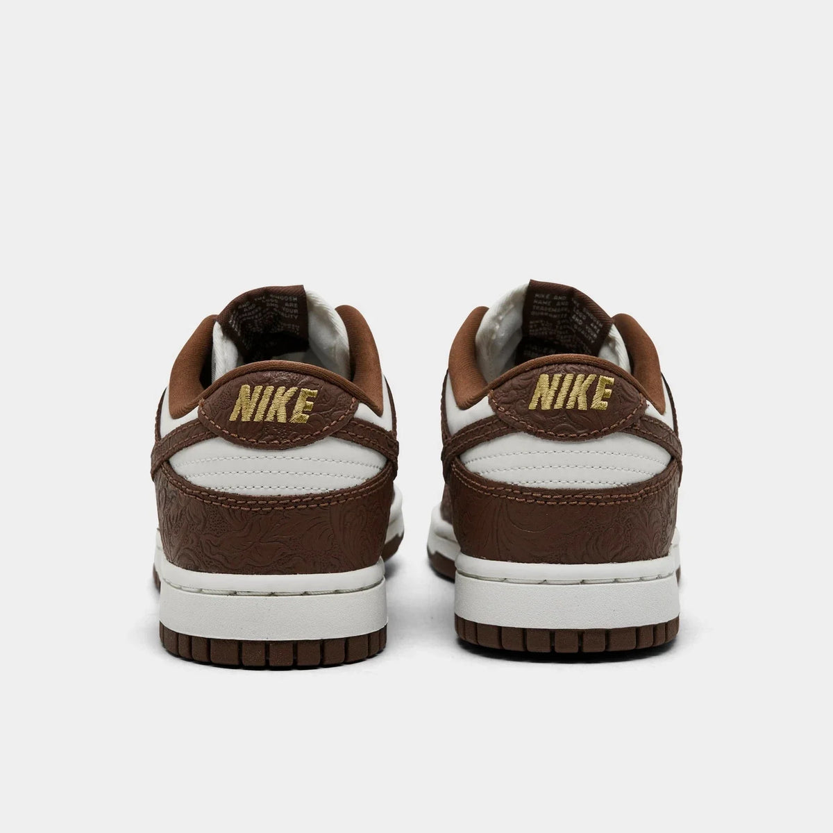 Women's Embossed Leather Low-Top Sneaker