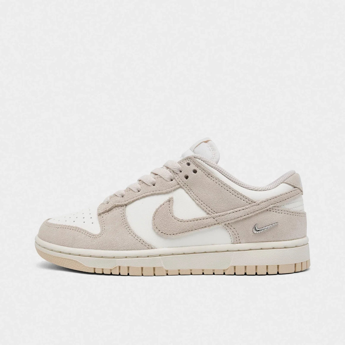 Women's Leather And Suede Low-Top Sneakers