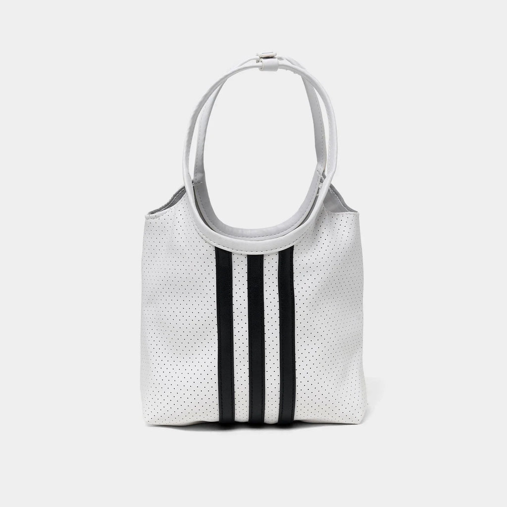Women's Mini Perforated Faux Leather Tote