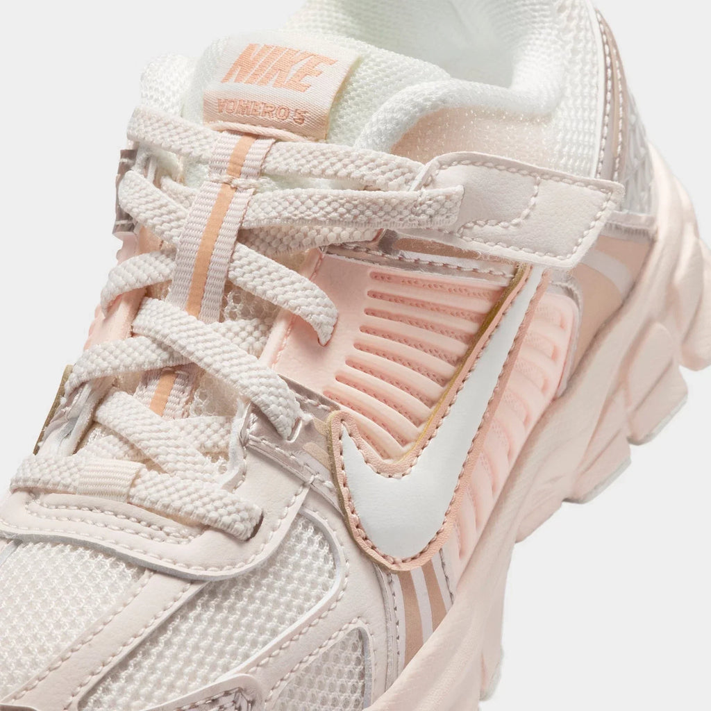 Little Kids' Mesh Stretch-Lace Sneakers - White