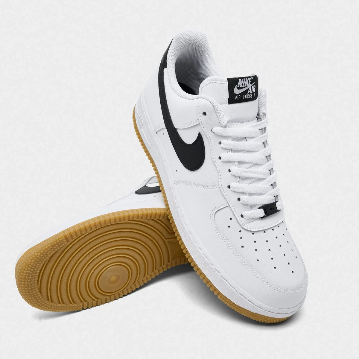 Men's Leather Low-Top Basketball Sneakers