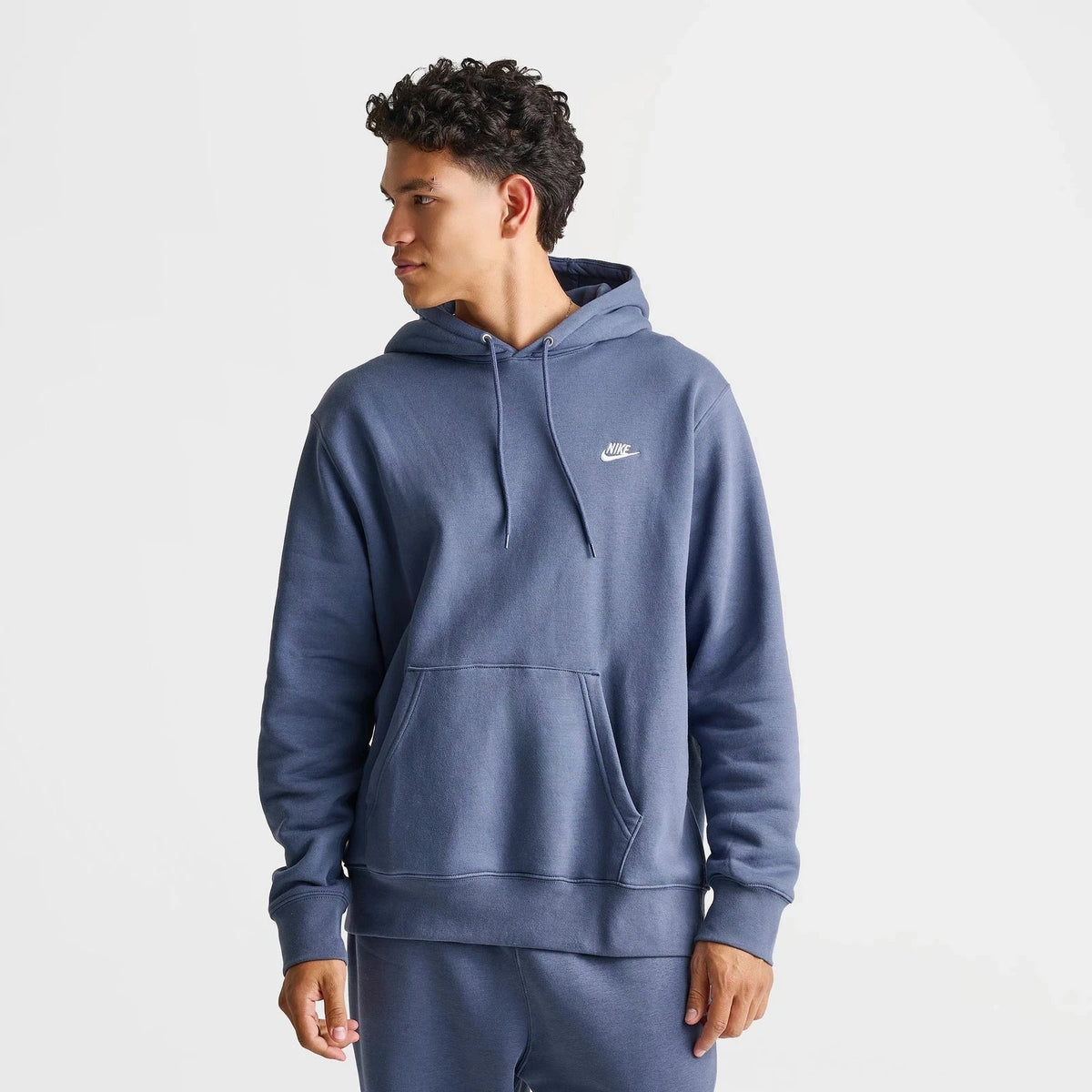 Men's Embroidered Fleece Pullover Hoodie