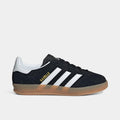 Kids' Suede Low Top Sneaker - Black