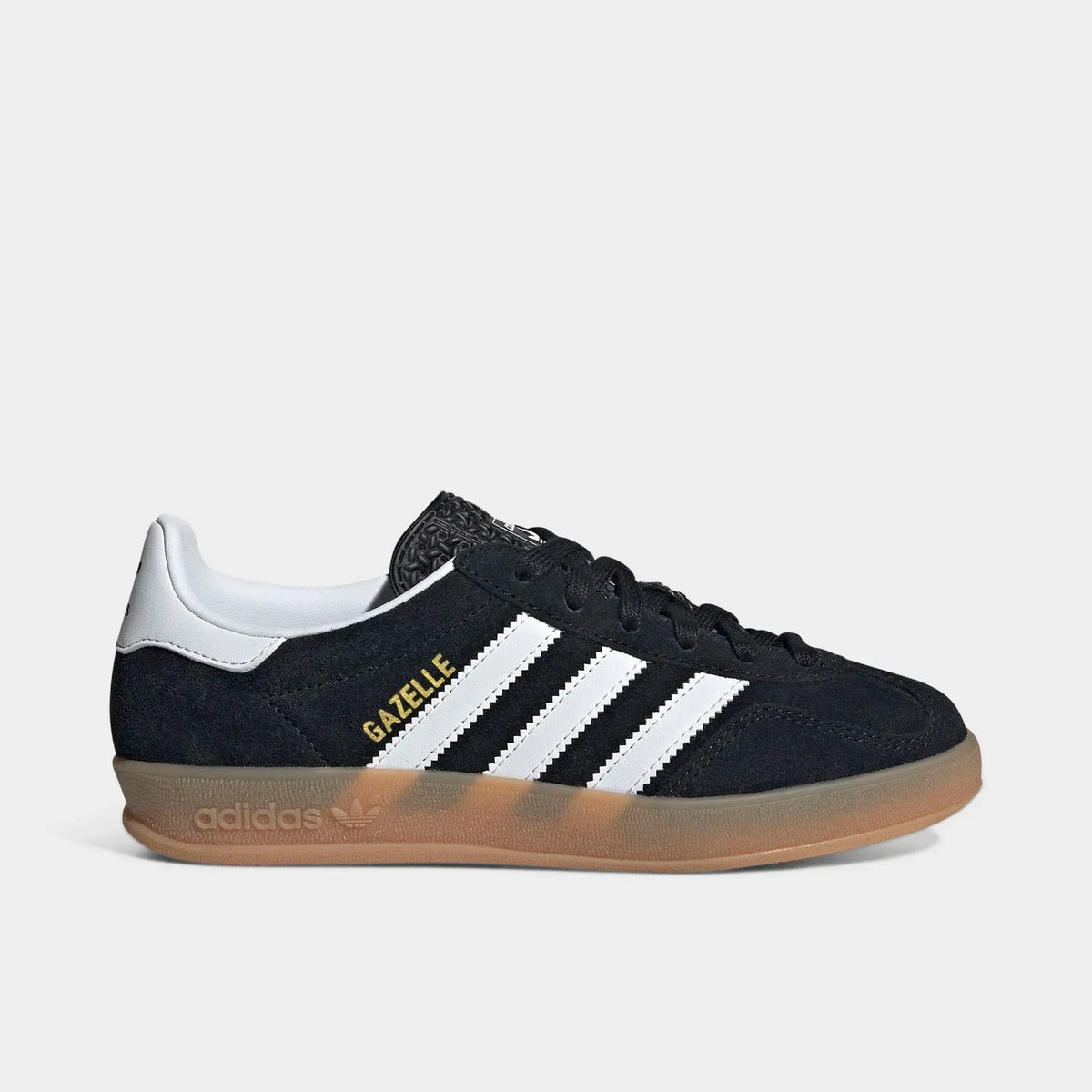 Kids' Suede Low Top Sneaker - Black