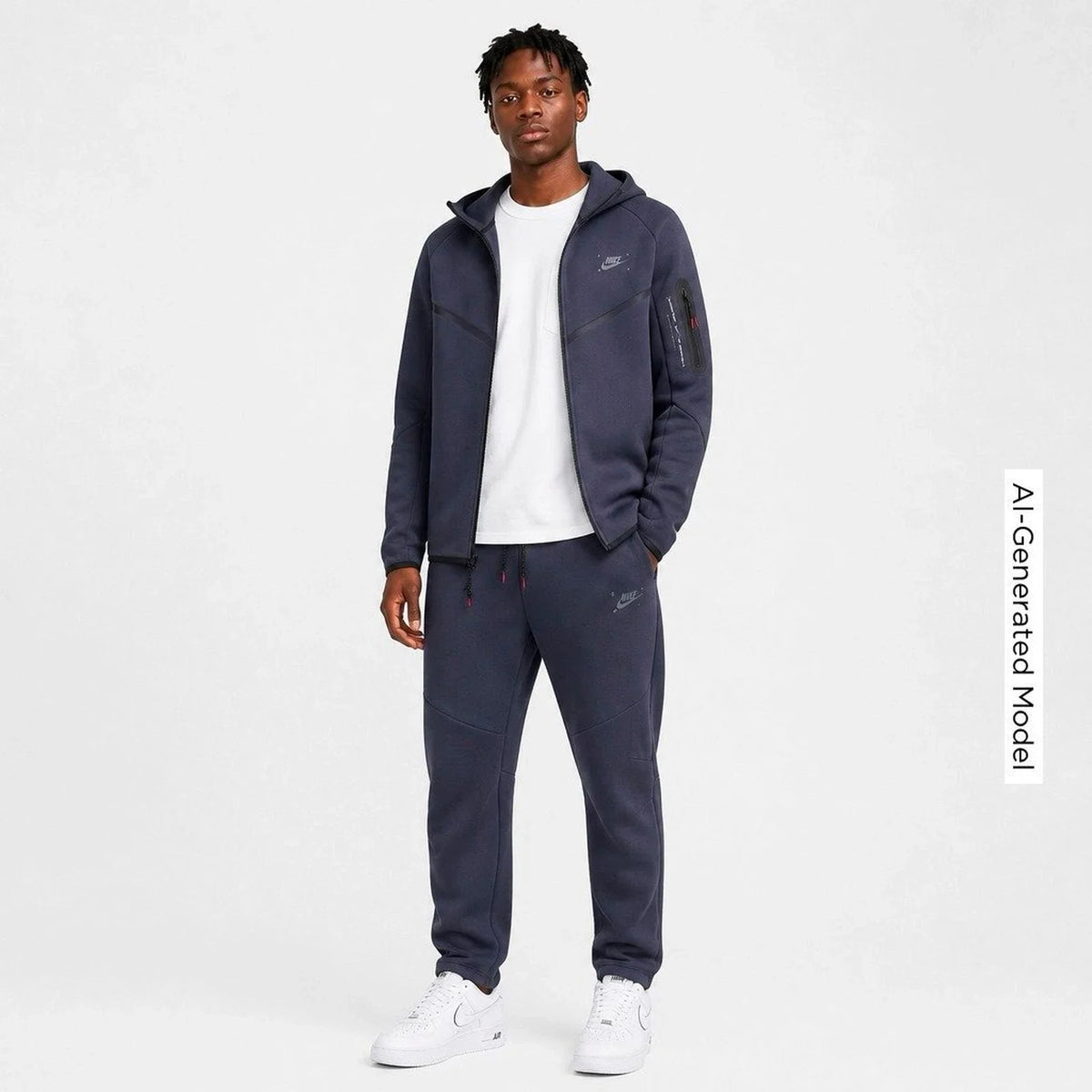 Men's Graphic Full-Zip Hooded Jacket