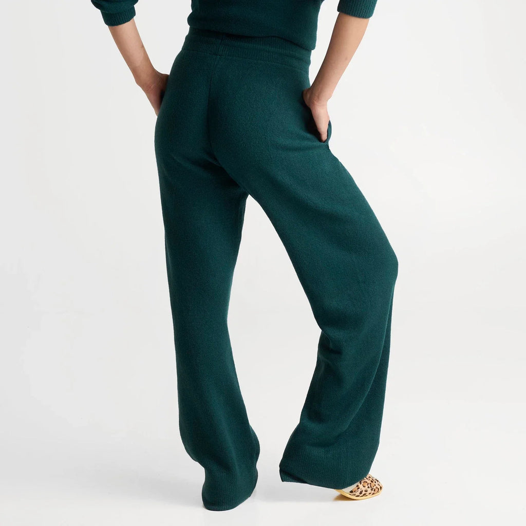 Women's Loose-Fit Wool-Blend Knit Pants