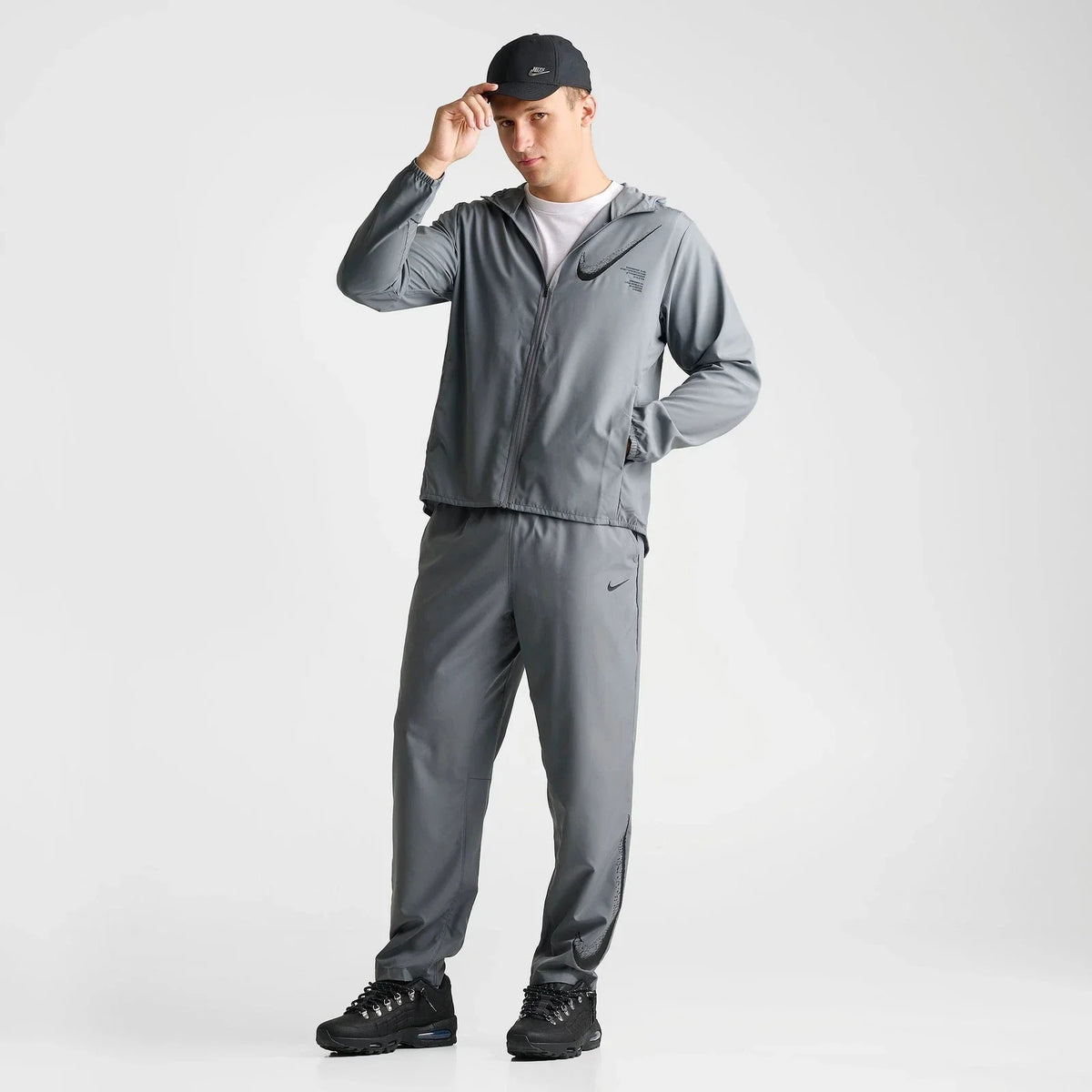 Men's Moisture-Wicking Full-Zip Hooded Jacket