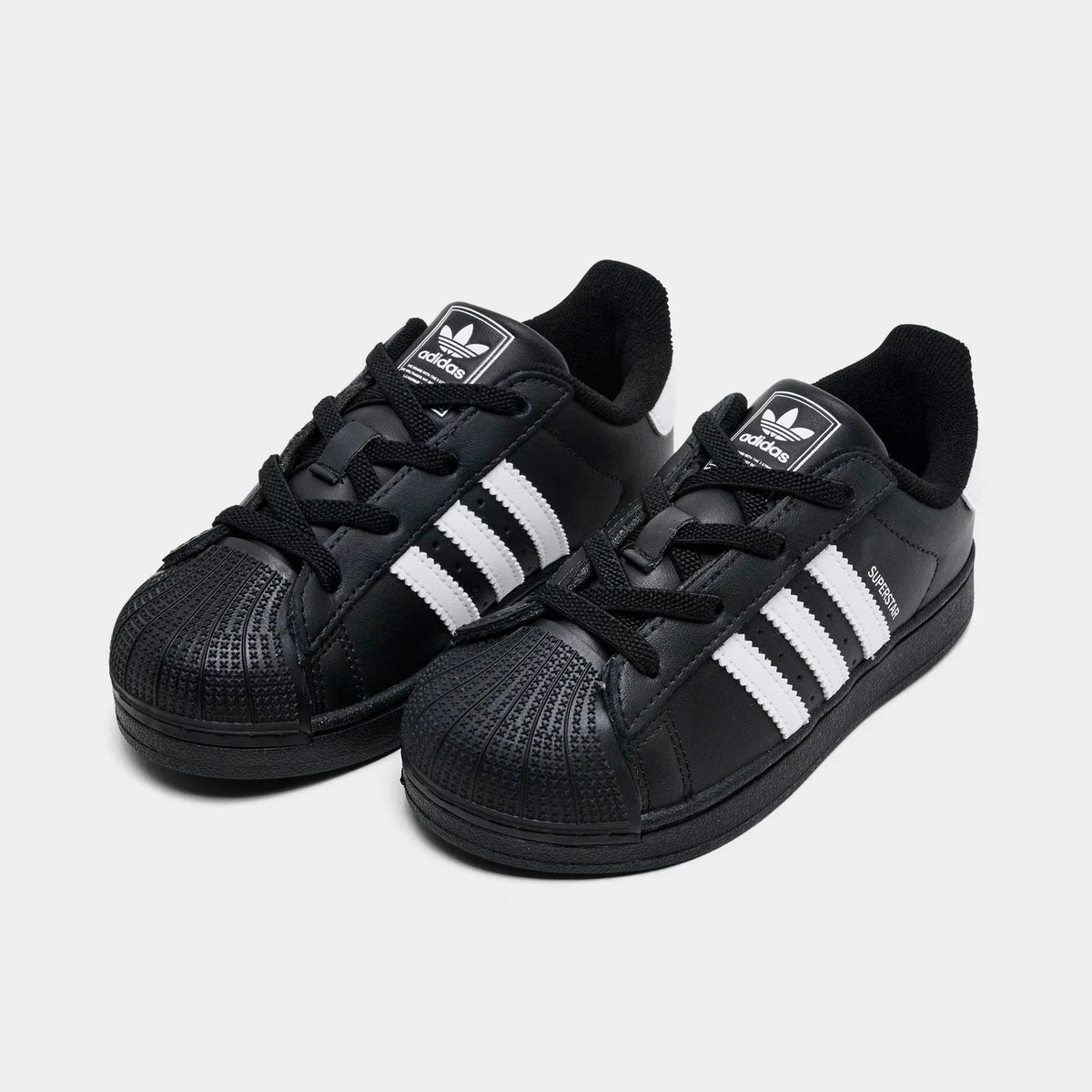 Toddler Leather Shell Toe Sneaker - Black