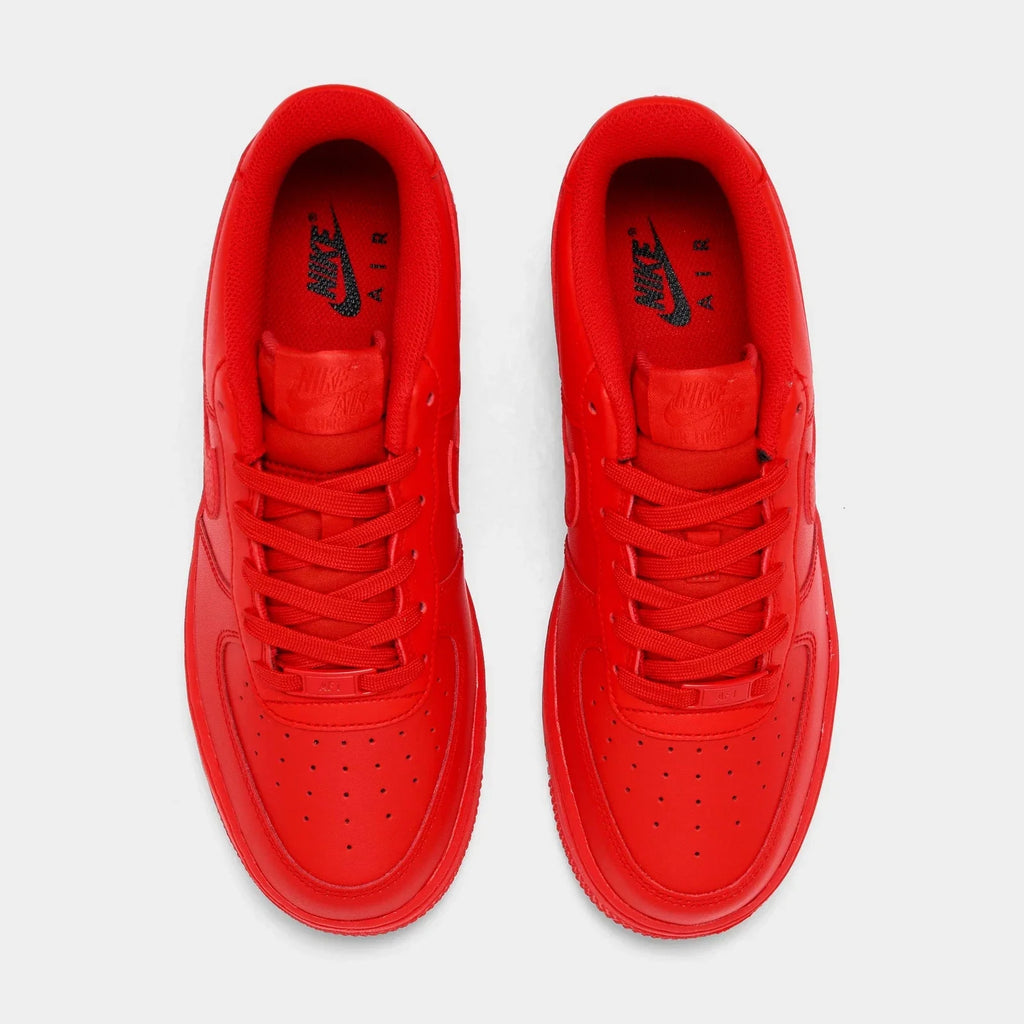 Big Kids' Leather Low Top Sneakers - Red