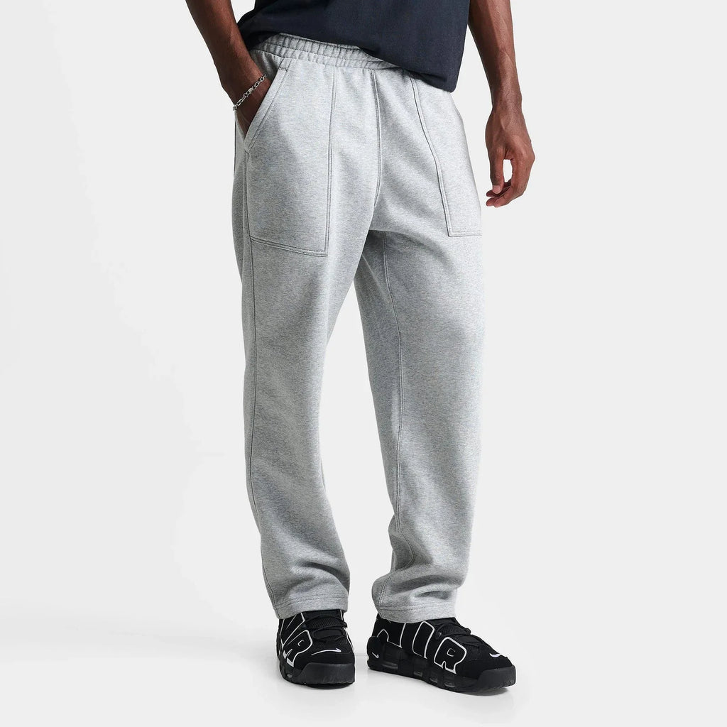 Men's Oversized Open-Hem Fleece Sweatpants