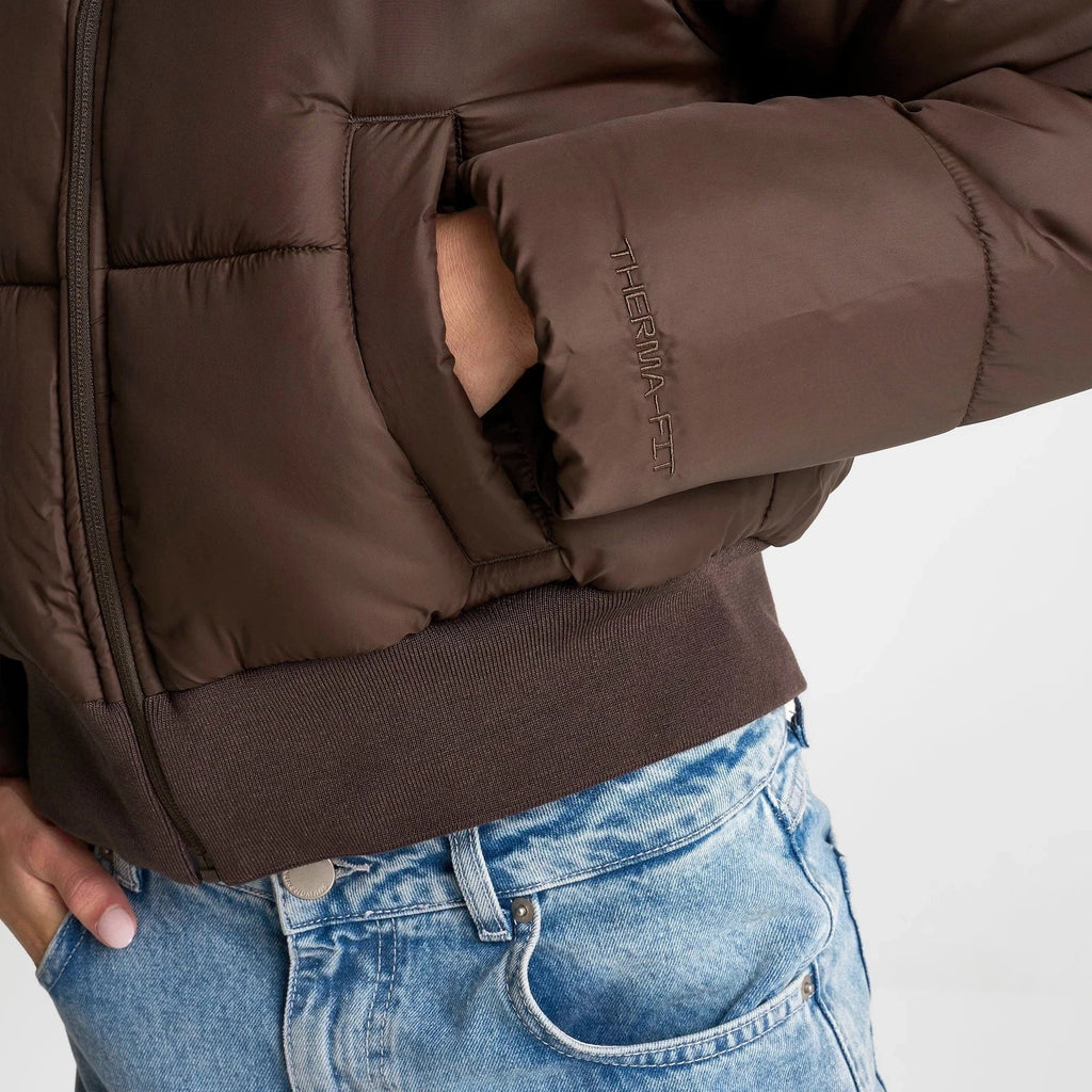Women's Water-Repellent Hooded Puffer Jacket