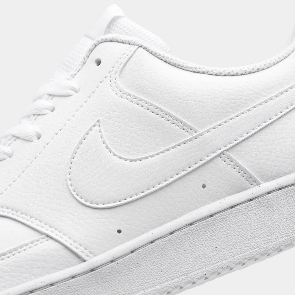 Men's Recycled Low-Top Court Sneakers - White