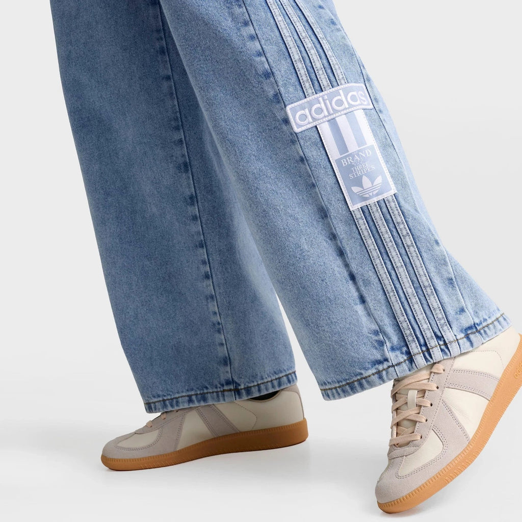 Women's Mid-Rise Wide-Leg Denim Pants