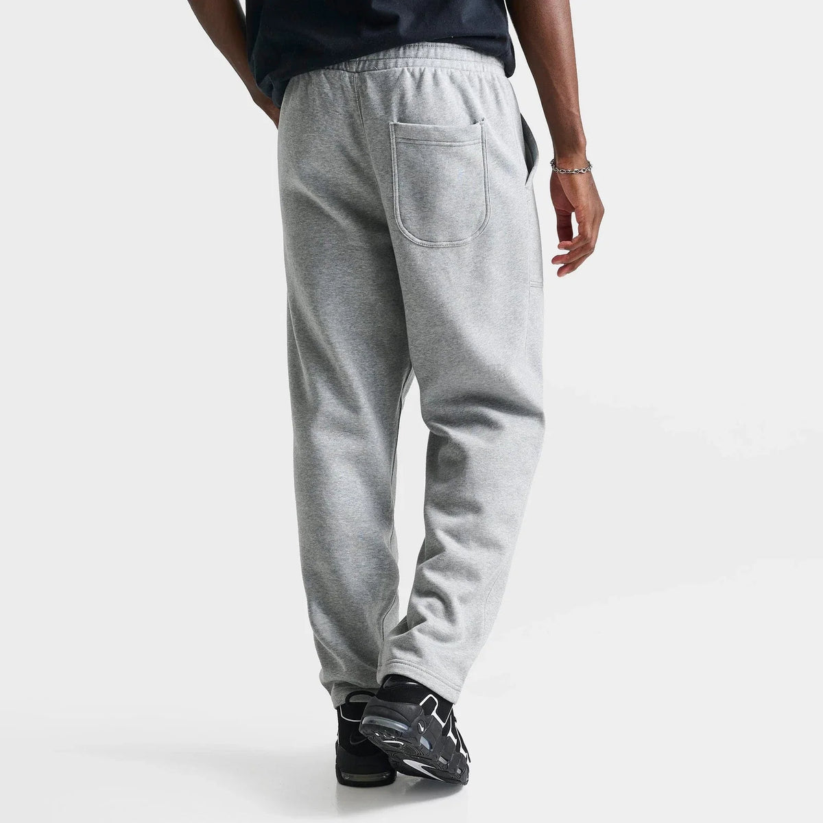 Men's Oversized Open-Hem Fleece Sweatpants