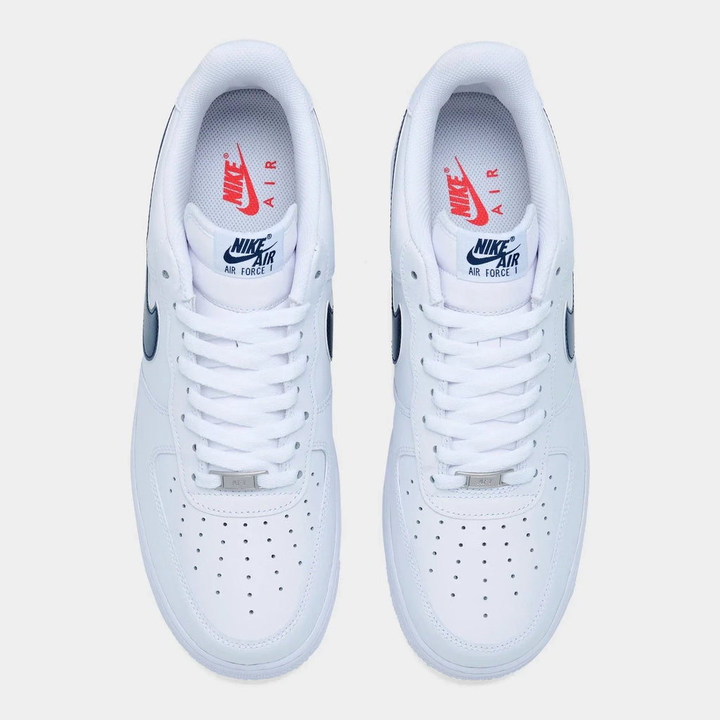 Men's Leather Low-Top Court Sneakers