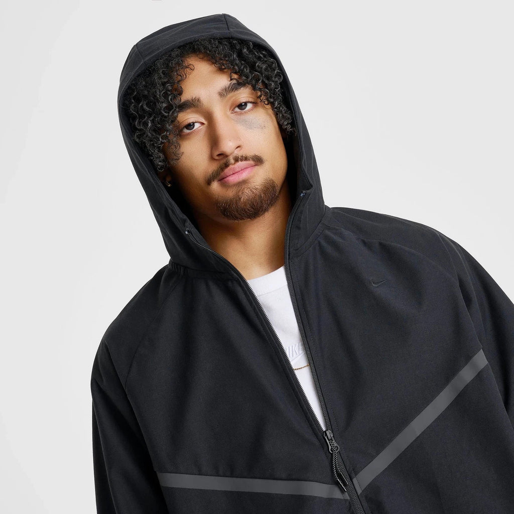 Men's Stretch Knit Full-Zip Hooded Jacket