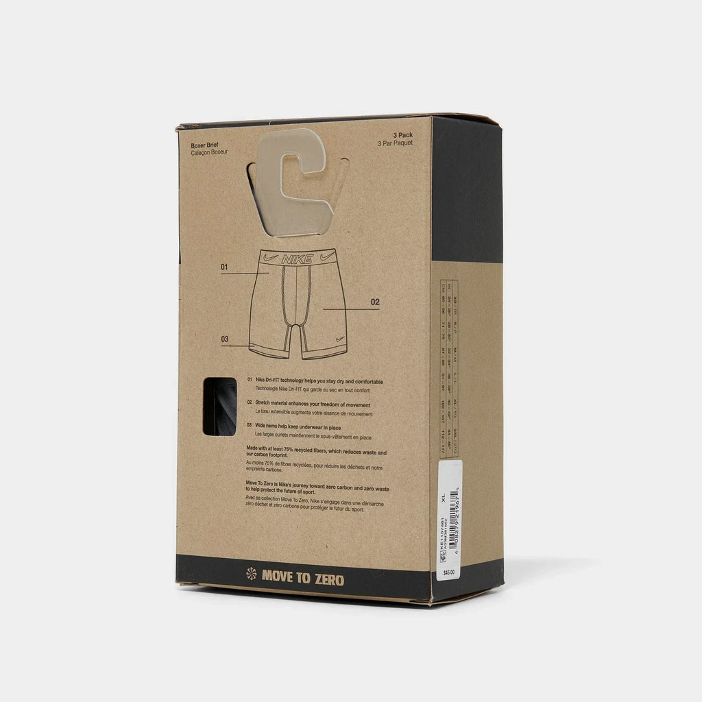 Men's Microfiber Boxer Briefs - 3 Pack