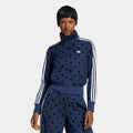 Women's Polka Dot Satin Track Jacket