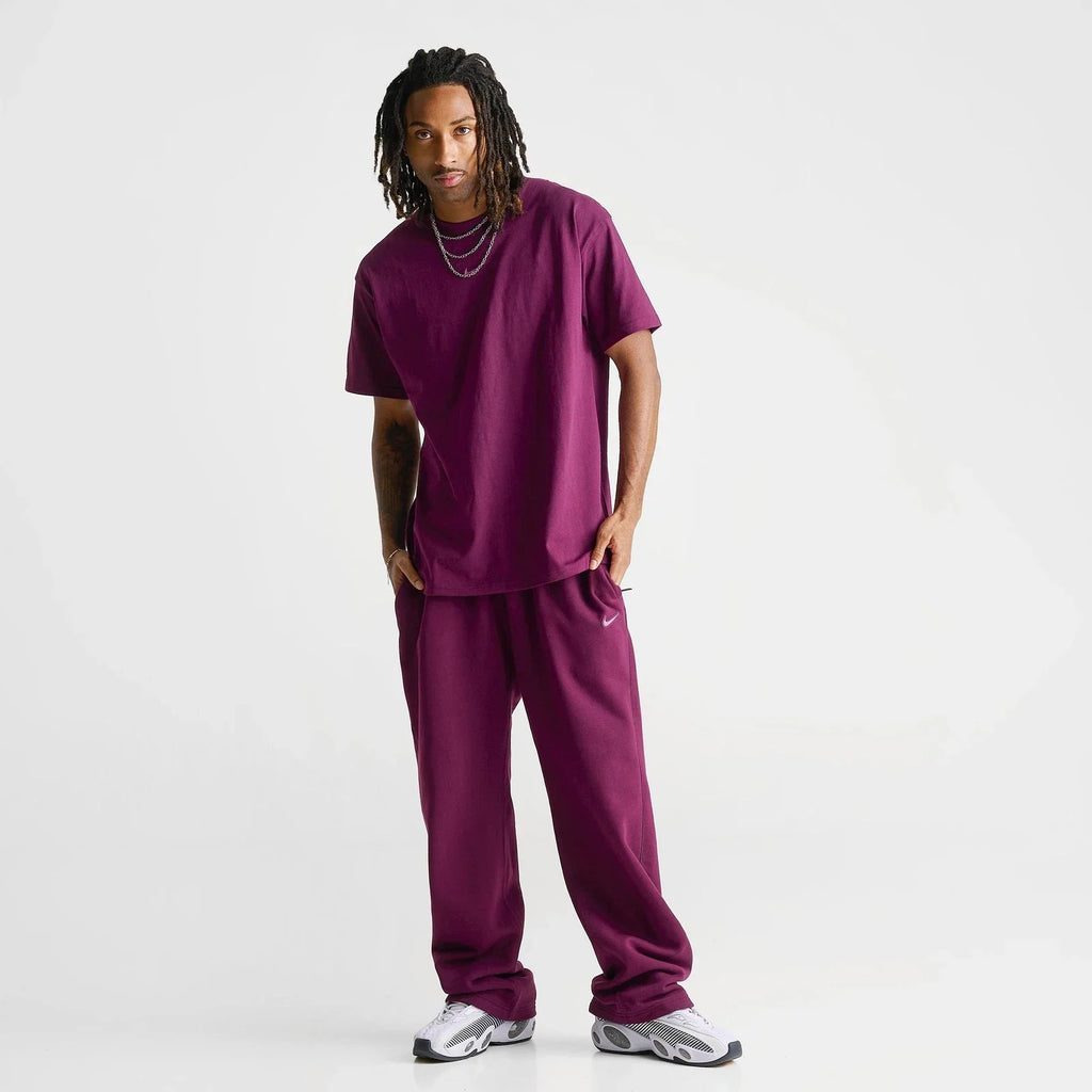 Men's Relaxed Open-Hem Fleece Sweatpants
